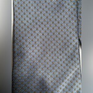 Bill Blass NEO Men’s Silk Necktie in Light Blue and Yellow